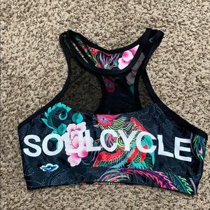 High Neck Mesh SoulCycle Bra